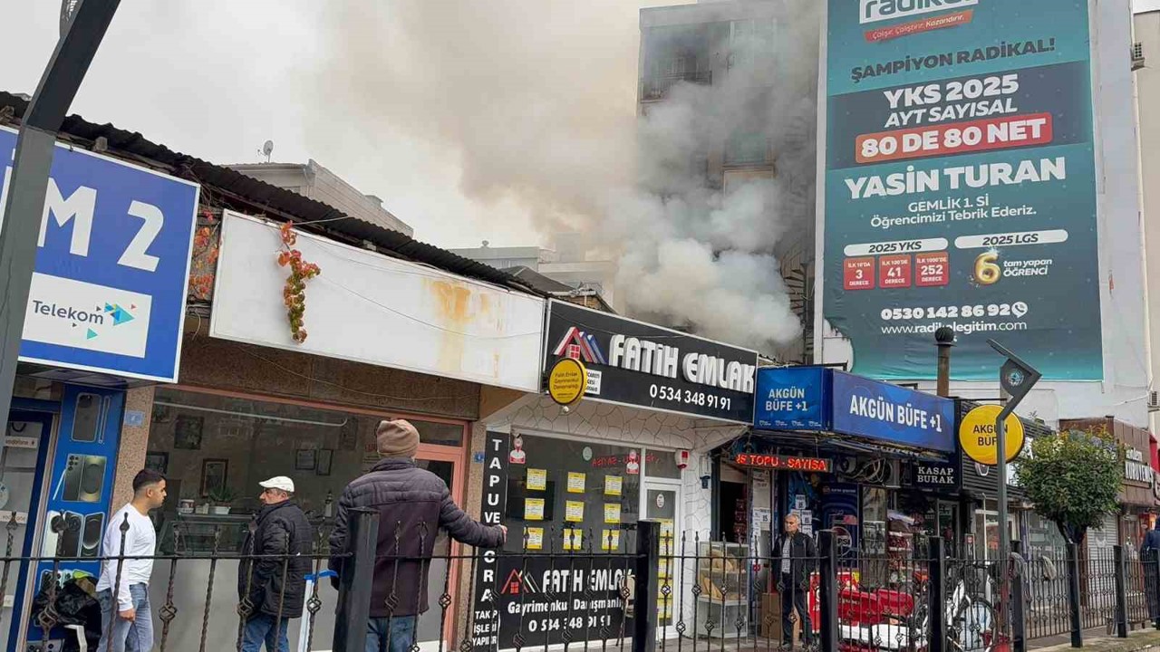 Bursa’da pide imalathanesinde yangın paniği
