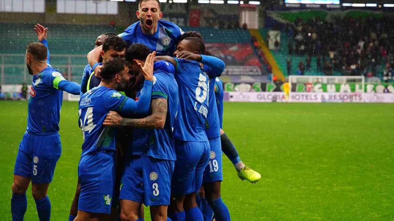 Trendyol Süper Lig: Çaykur Rizespor: 3 - Eyüpspor: 0 (Maç sonucu)
