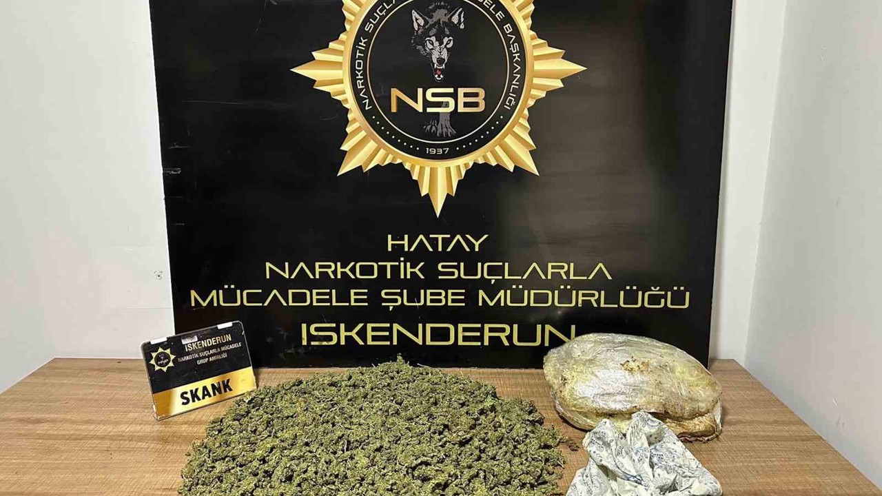 Hatay’da uyuşturucu operasyonu: 2 tutuklama
