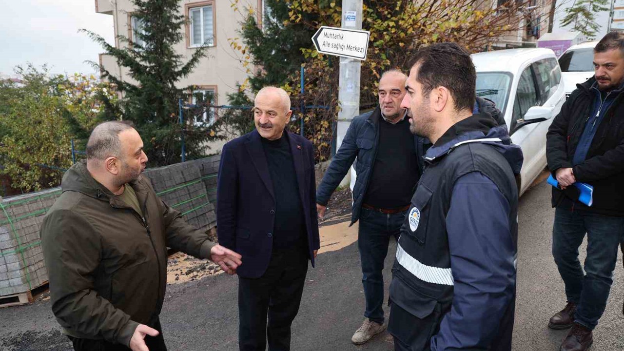 Gebze’de altyapı çalışması sonrası 21 bin tonluk asfalt çalışması
