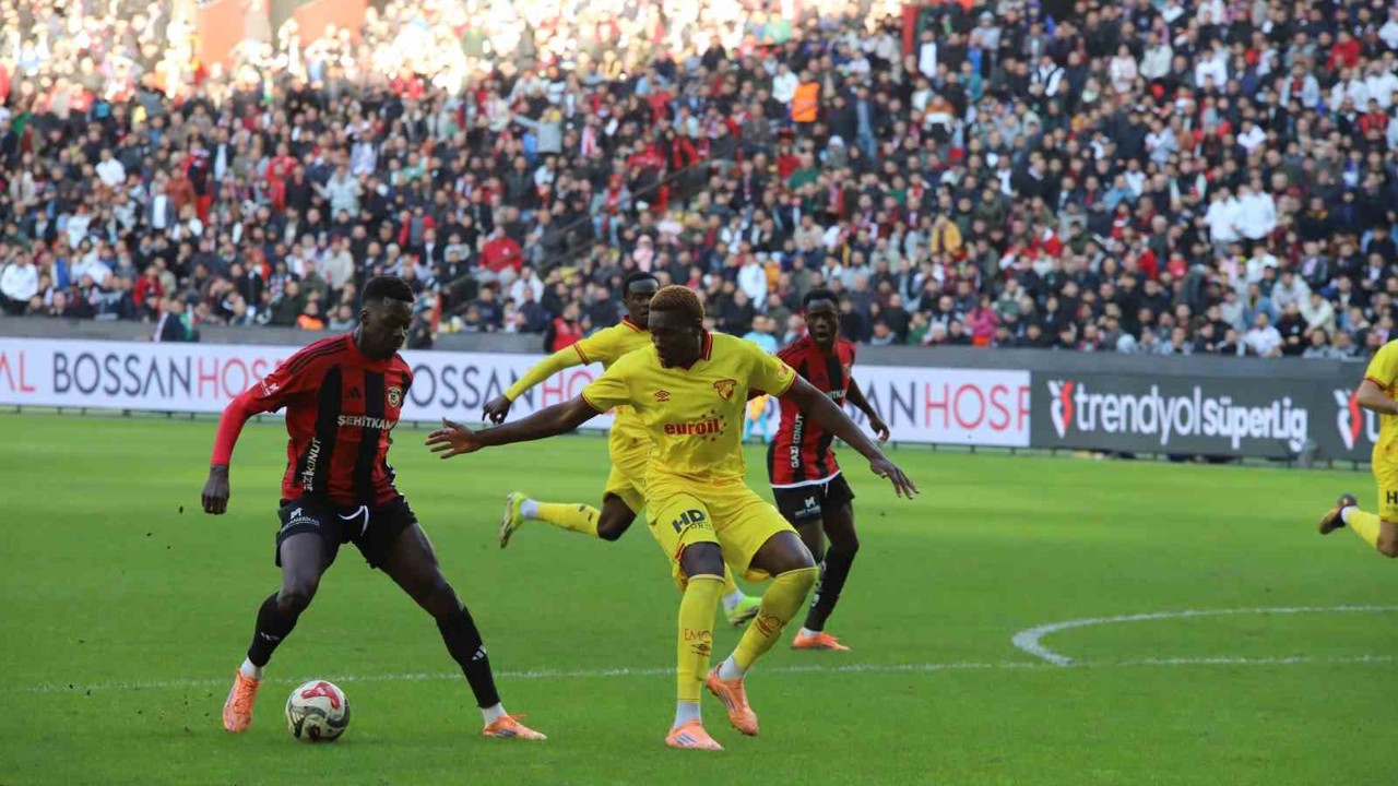 Trendyol Süper Lig: Gaziantep FK: 0 - Göztepe: 1 (Maç sonucu)
