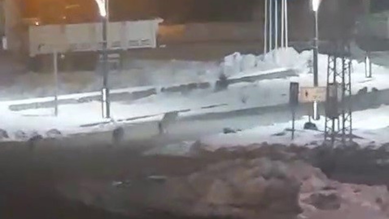 Karayazı’da akşam saatlerinde kurt alarmı
