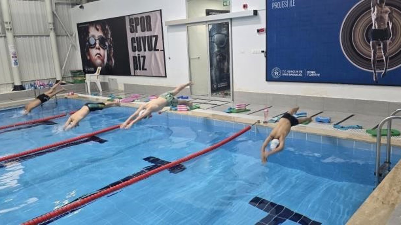 Gölpazarı’nda yüzme antrenmanı gerçekleştirildi
