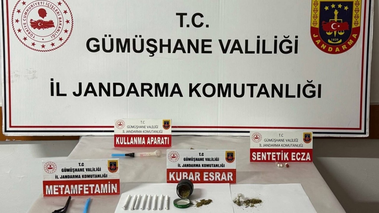 Kocaeli’den Gümüşhane’ye uzanan zehir hattı jandarmaya takıldı
