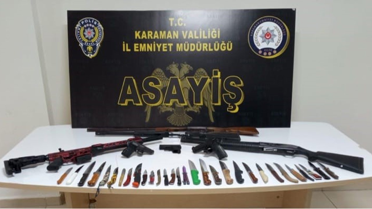 Karaman’da aranan 10 kişi tutuklandı
