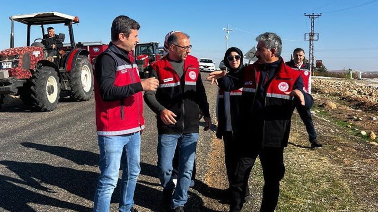 750 Dekarlık alanda gübreleme çalışması yapıldı
