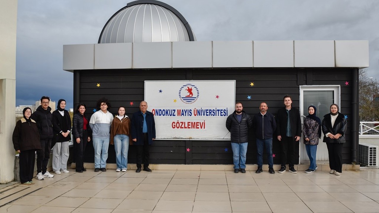 OMÜ’de Astronomi Eğitim/İş Gölgeleme Programı tamamlandı
