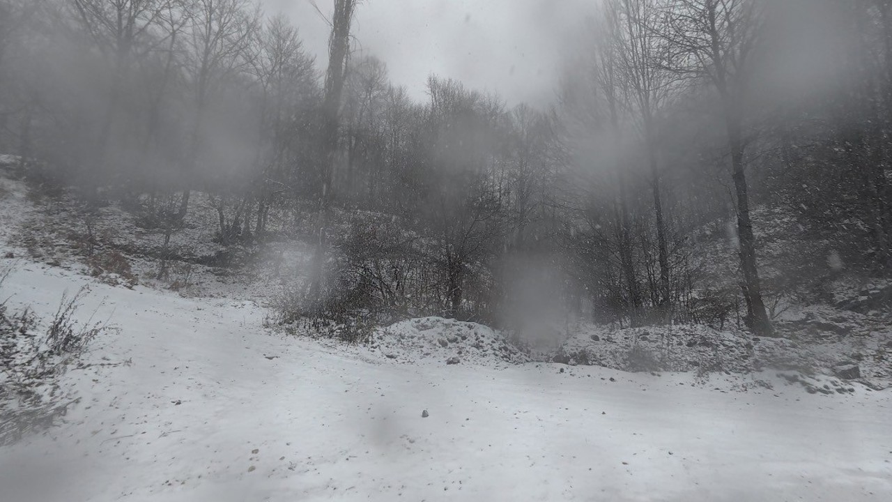 Tokat’ın yüksek  kesimlerinde kar yağışı etkili oldu
