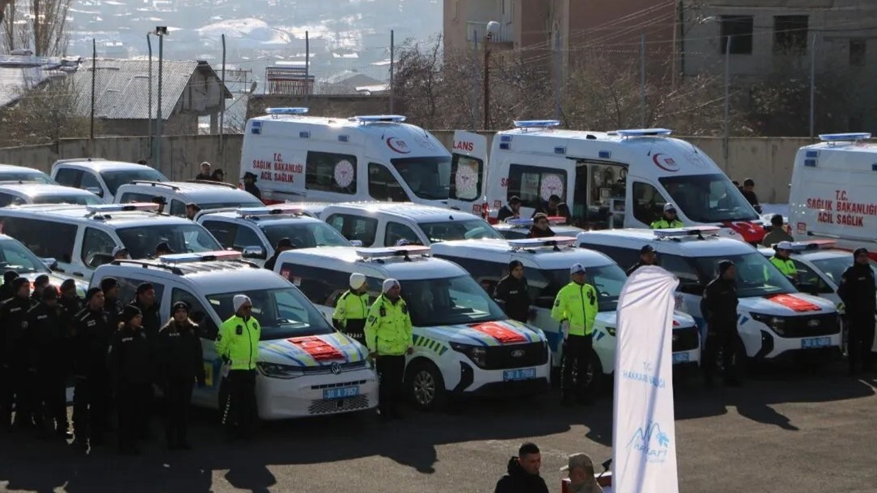 İçişleri Bakanlığı’ndan Hakkari’ye 45 yeni hizmet aracı
