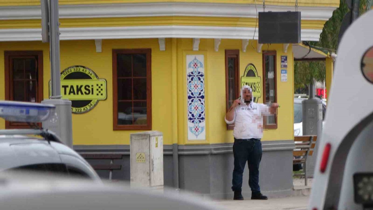 Kocaeli’de taksi durağındaki şahıs etkisiz hale getirildi
