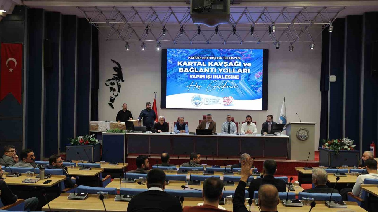 Büyükşehir’in Kartal Kavşağı ve Bağlantı Yolları Projesi’nde yapım ihalesi gerçekleştirildi
