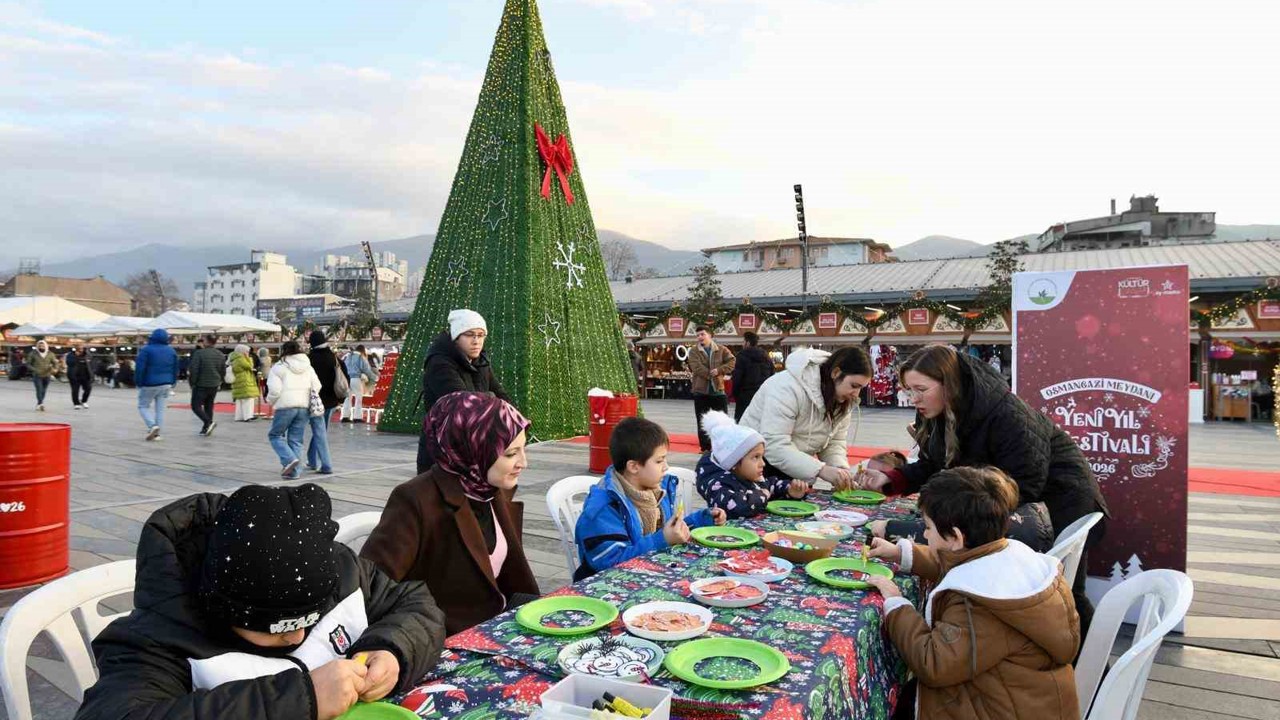 Osmangazi’de yeni yıl heyecanı meydanı sardı
