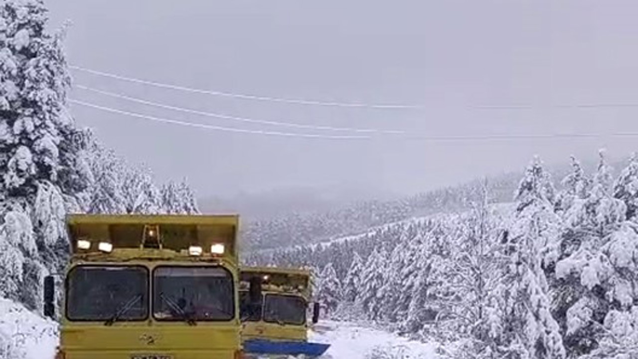 Sinop’ta kar yağışı
