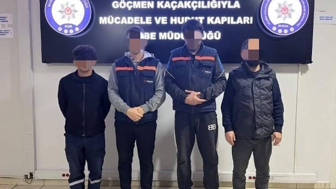 Bursa’da düzensiz göçmen denetimi
