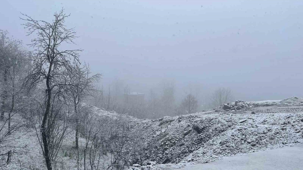 Ordu’nun yüksekleri beyaza büründü
