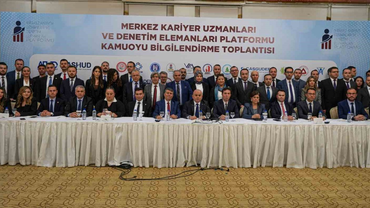 Merkez Kariyer Uzmanları ve Denetim Elemanları Platformu vaatlerin yerine getirilmesini istiyor
