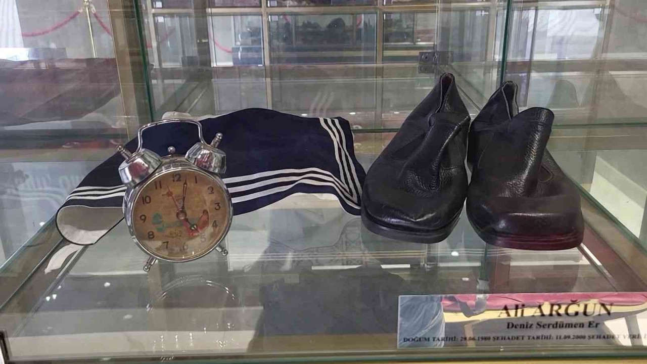 Adıyaman Şehitlik Müzesi’nde şehitlerin eşyaları sergilenmeye başladı
