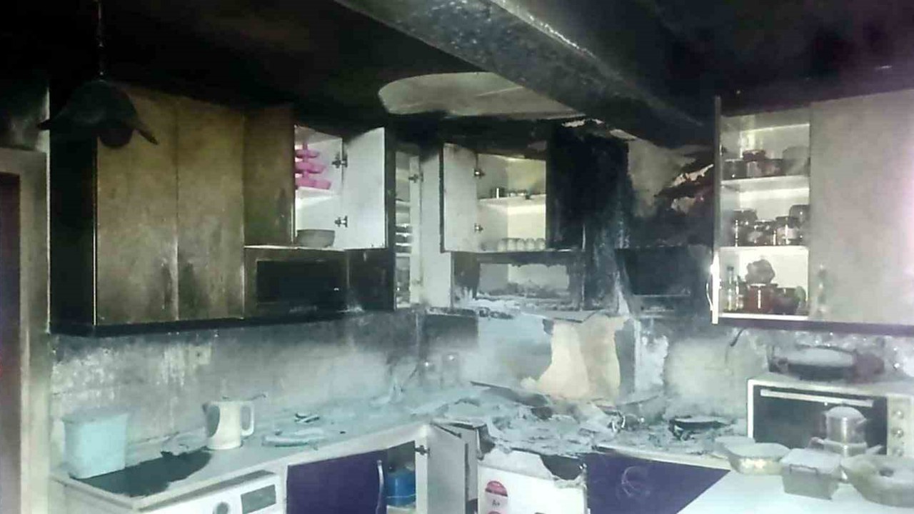 Su içmeye kalktı, alevlerle burun buruna geldi
