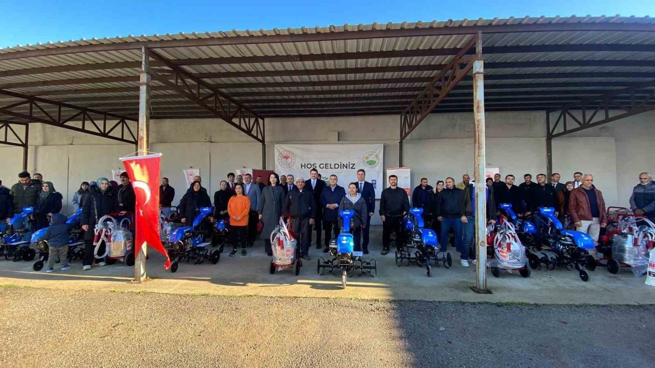 Sinop’ta üreticiye yüzde 100 hibeli makine desteği
