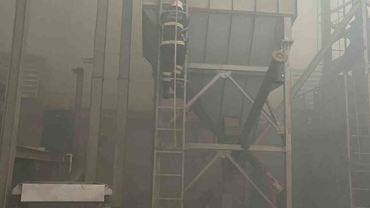 Reyhanlı’da fabrika yangını
