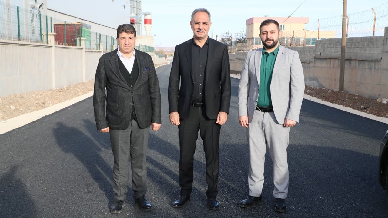 Eyyübiye’deki yol çalışması tamamlandı
