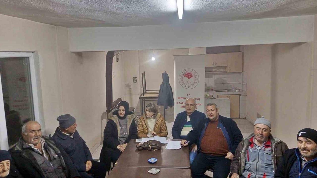 Kütahya’da çiftçi toplantıları düzenlendi
