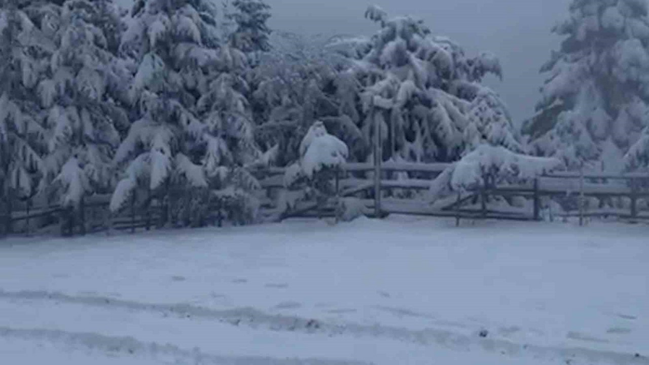 Bolu’da kış turizmine yapay kar desteği
