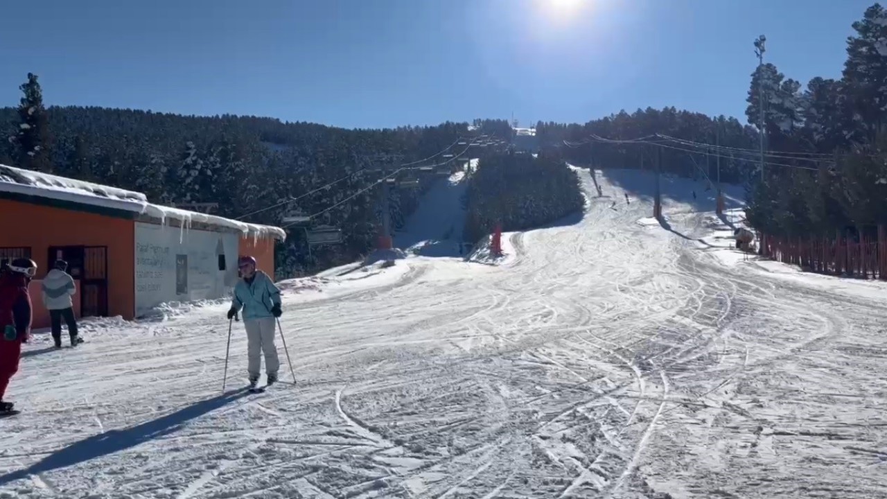 Kristal karlar diyarı Sarıkamış’ta kayak heyecanı başladı

