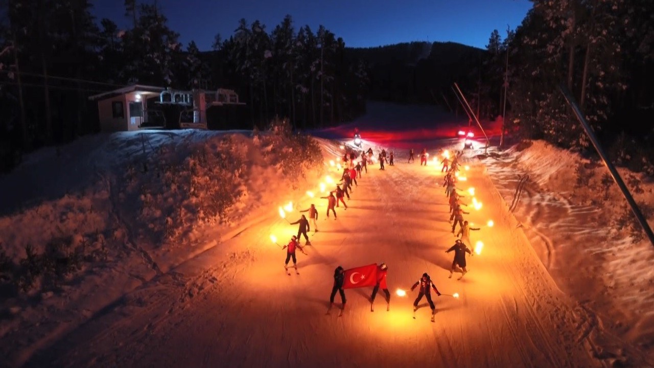 Sarıkamış kayak sezonuna "Merhaba" dedi
