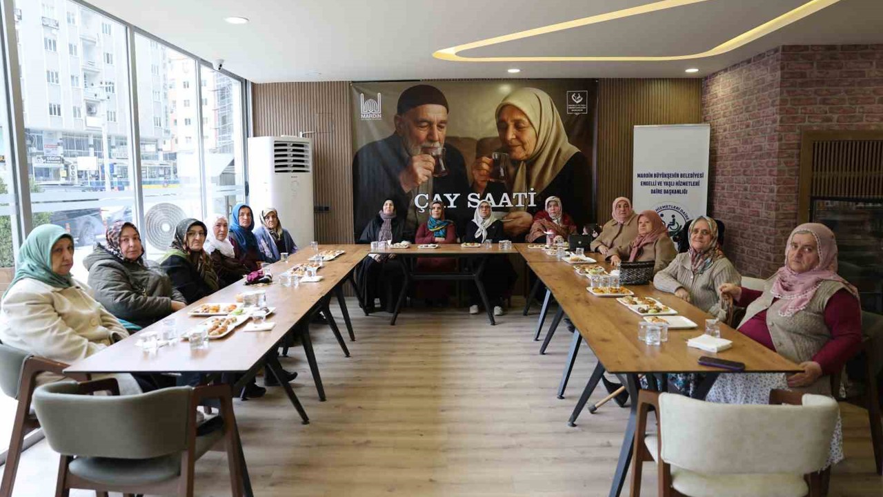 Mardin Büyükşehir Belediyesinden 65 yaş üstü bireyler için "Sağlıklı Yaşam Çay Saati" etkinliği

