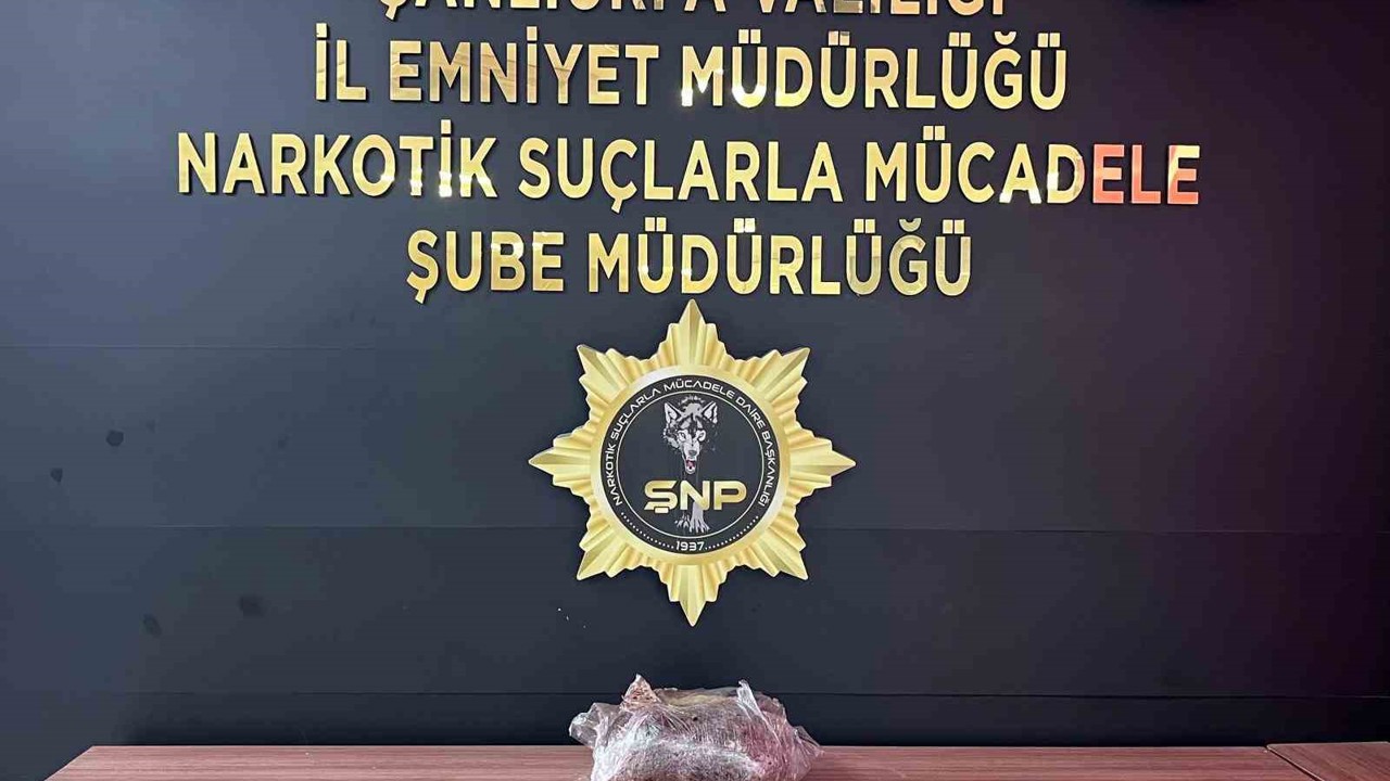 Şanlıurfa’da 2 kilo 150 gram uyuşturucu ele geçirildi
