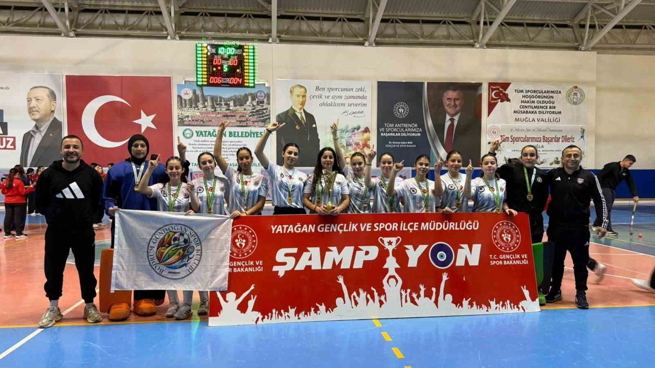 Bodrum Gündoğan hokey takımı birinci lige yükseldi
