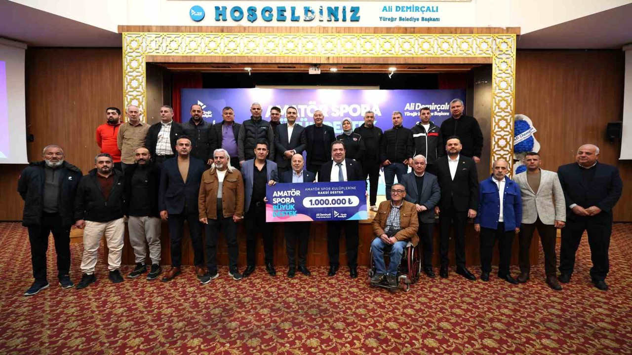 Yüreğir Belediyesinden amatör spora 1 milyon TL’lik destek
