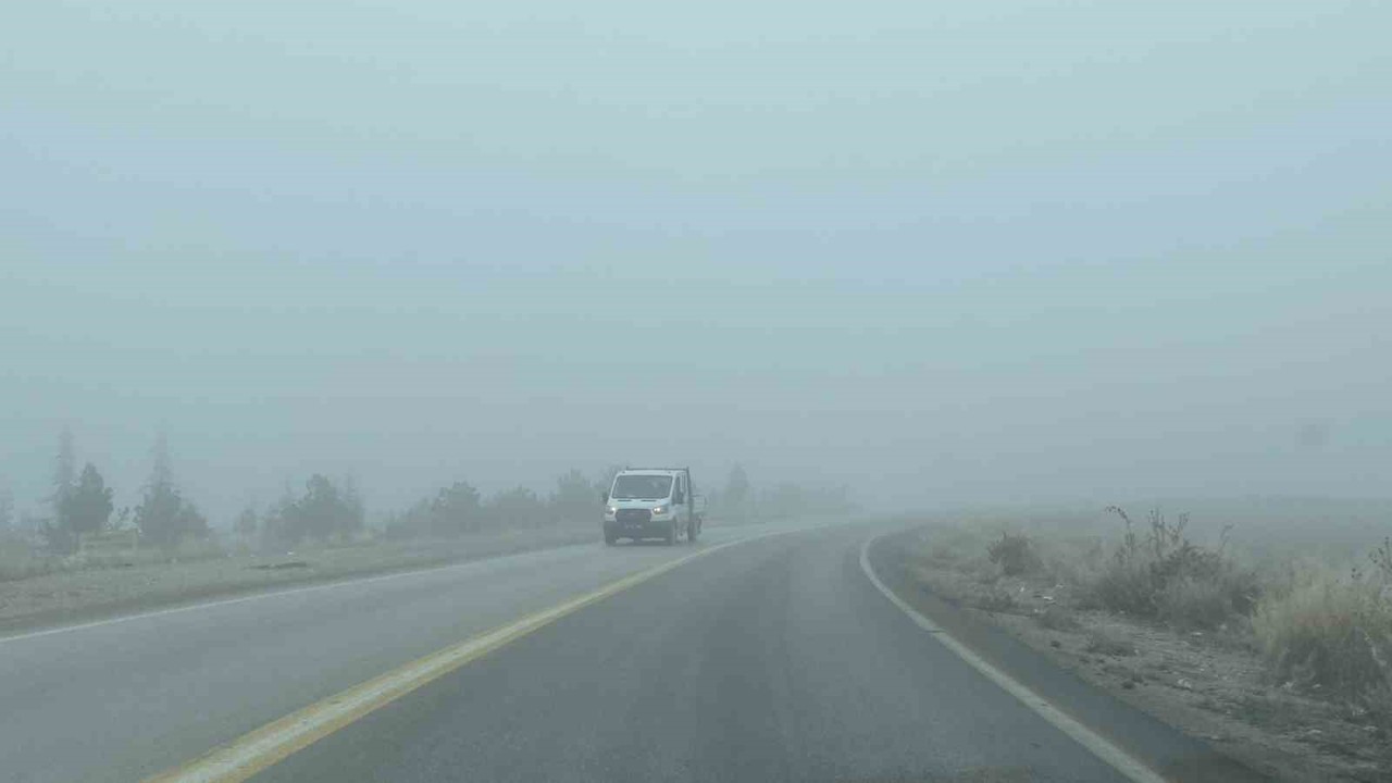 Çorum’da sis etkili oldu
