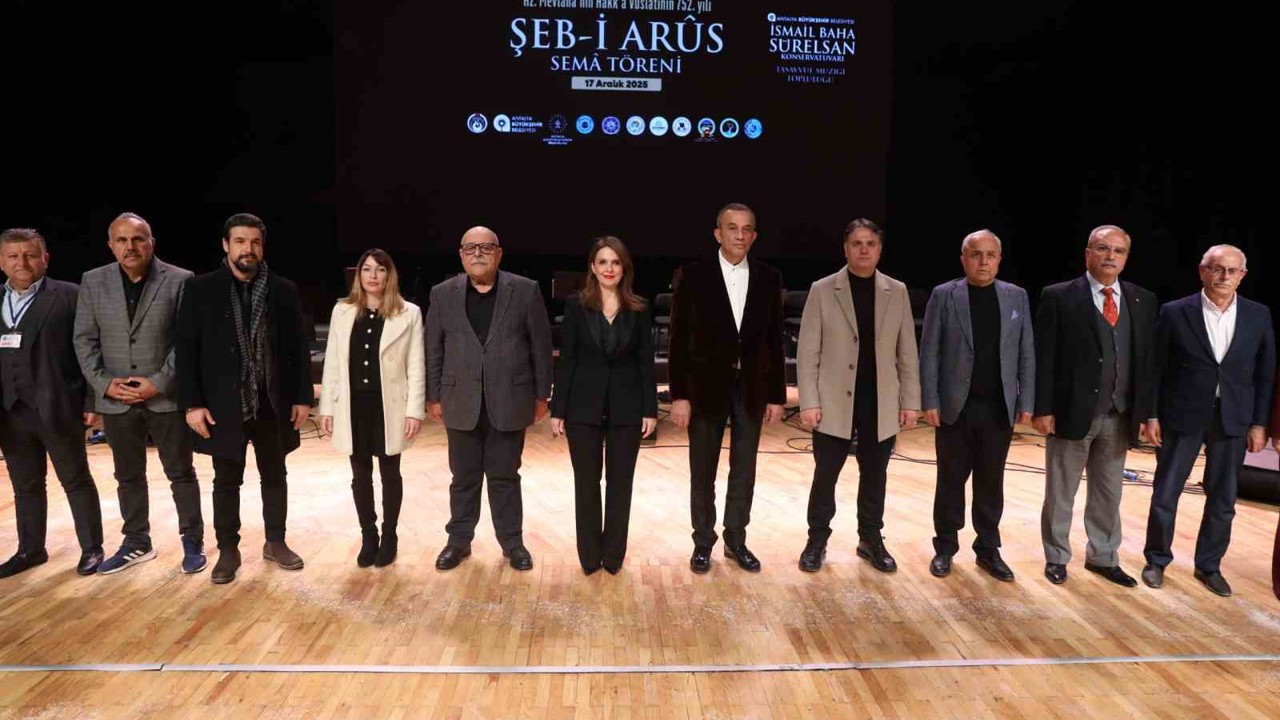 Antalya Büyükşehir Belediyesi Hz. Mevlânâ’yı andı
