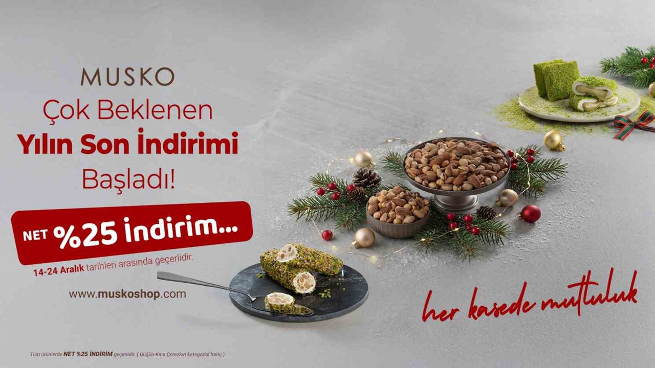 Kuruyemişte yeni yıl indirimleri
