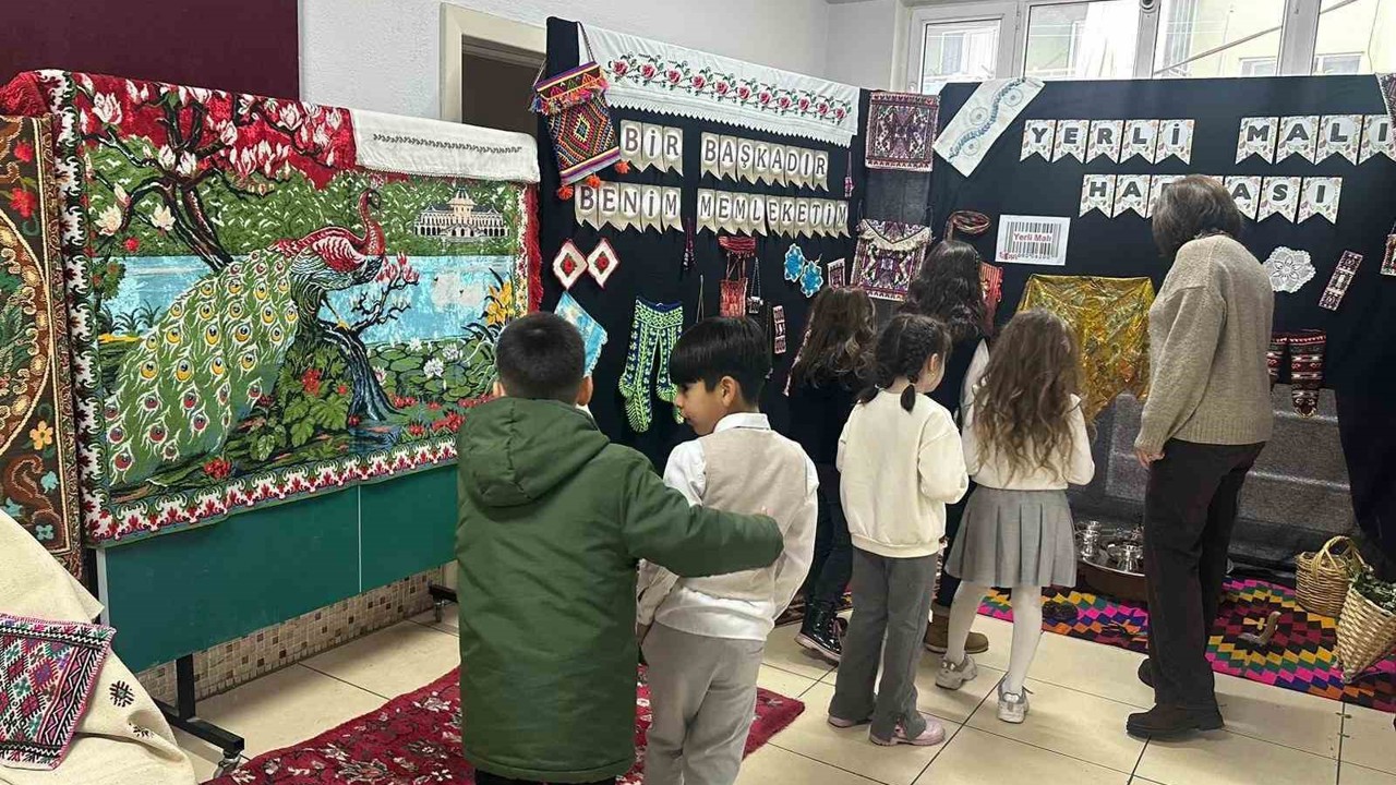 Yerli Malı Haftası, Hüsamettin Kulaklı İlkokulunda coşkuyla kutlandı
