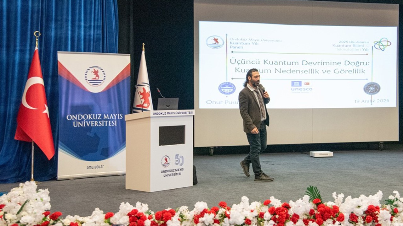 OMÜ’de kuantum bilimi ve teknolojilerinin geleceği konuşuldu
