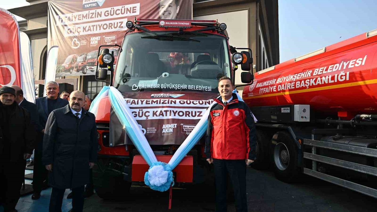 Balıkesir İtfaiyesi gücüne güç katıyor
