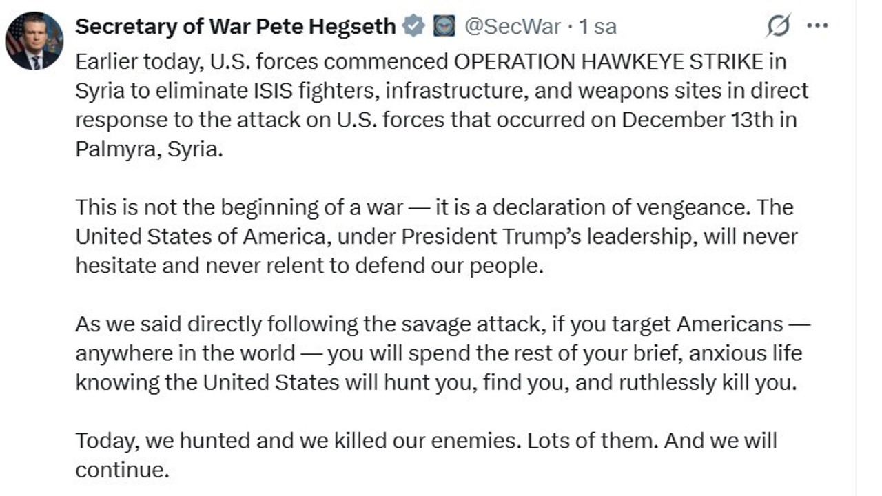 ABD’den Suriye’deki DEAŞ unsurlarına operasyon açıklaması
