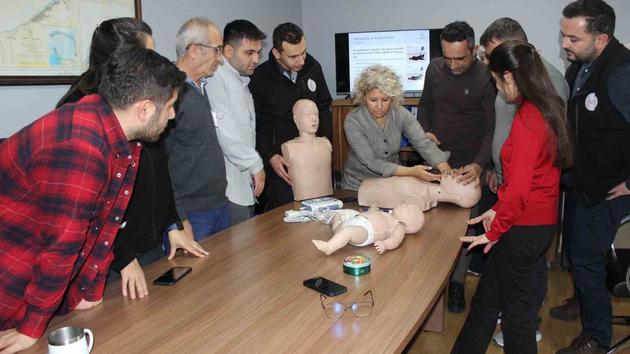 Liman personeli acil durumlara karşı hazırlandı
