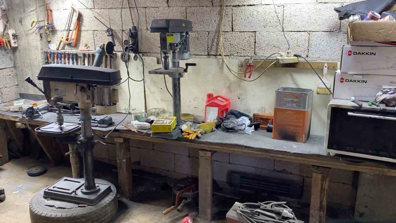 Rize’de silah atölyesine baskın
