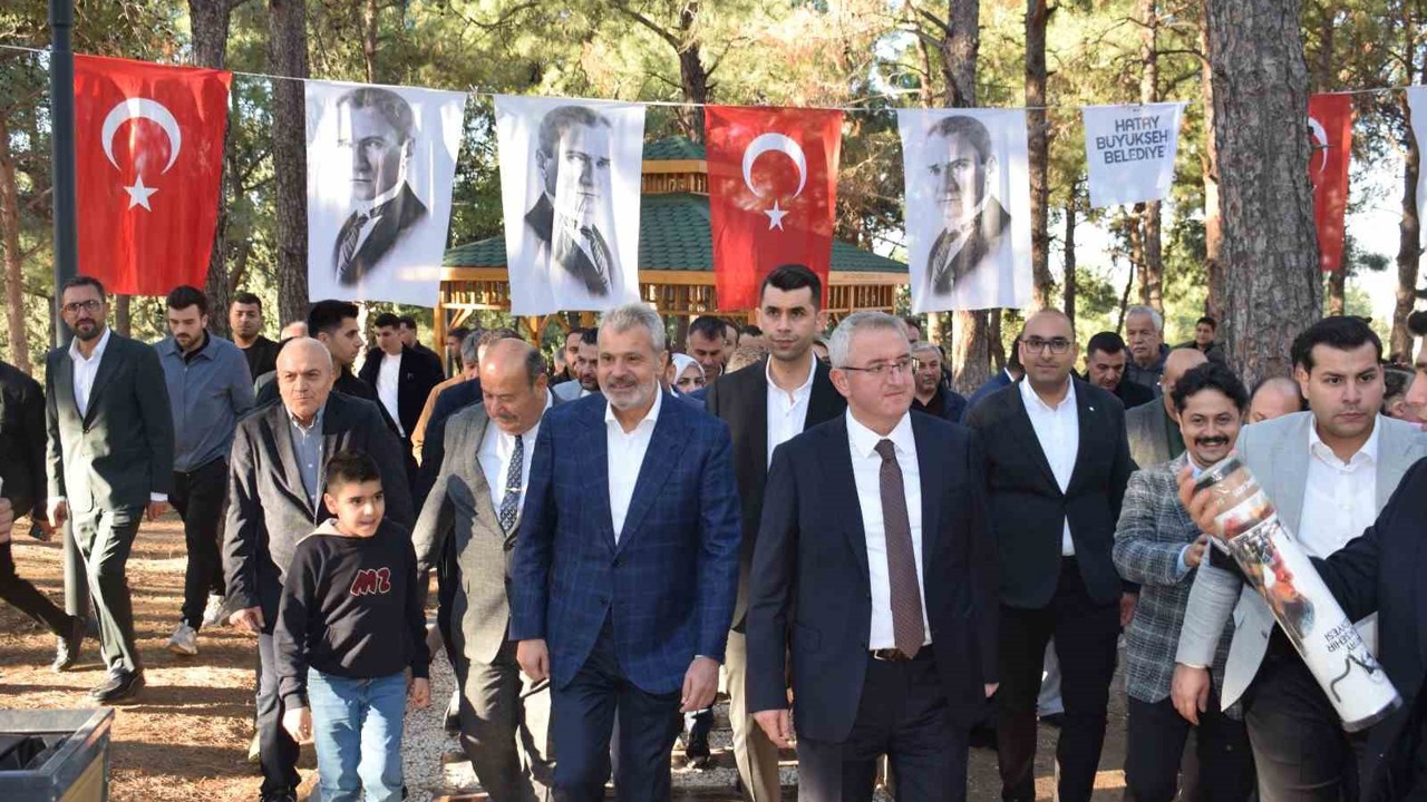 İskenderun’a nefes olacak 15 bin metrekarelik Orman Parkı’nın açılışı gerçekleştirildi
