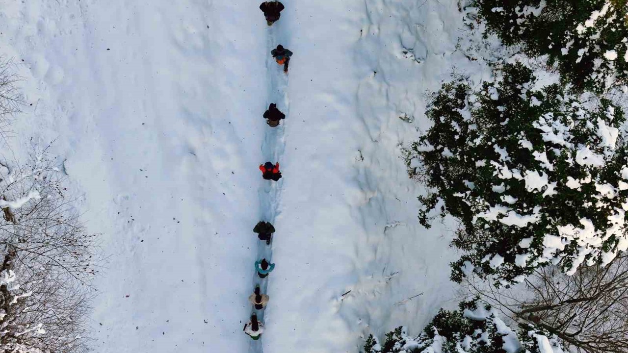 Gümüşhane’de şehrin gürültüsünden kaçanlar Torul’un zirvelerinde buluştu
