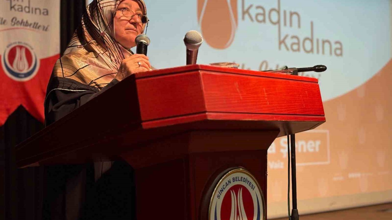 Sincan’da düzenlenen Kadın Kadına Aile Sohbetleri aralıksız devam ediyor
