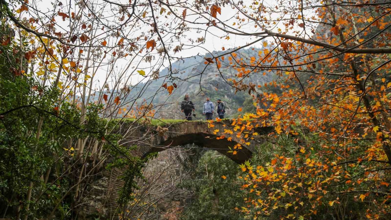 Çaybaşı Deresinde kartpostallık görüntüler
