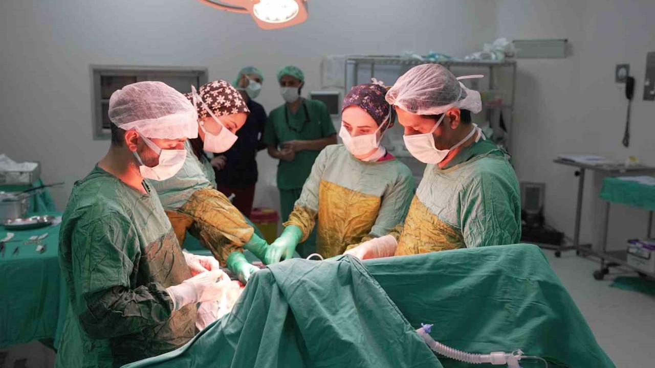 2 kilogramı aşan dev tümör başarıyla çıkarıldı
