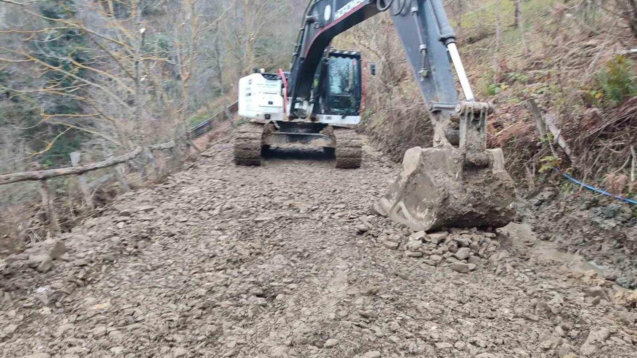 Bartın’da heyelan
