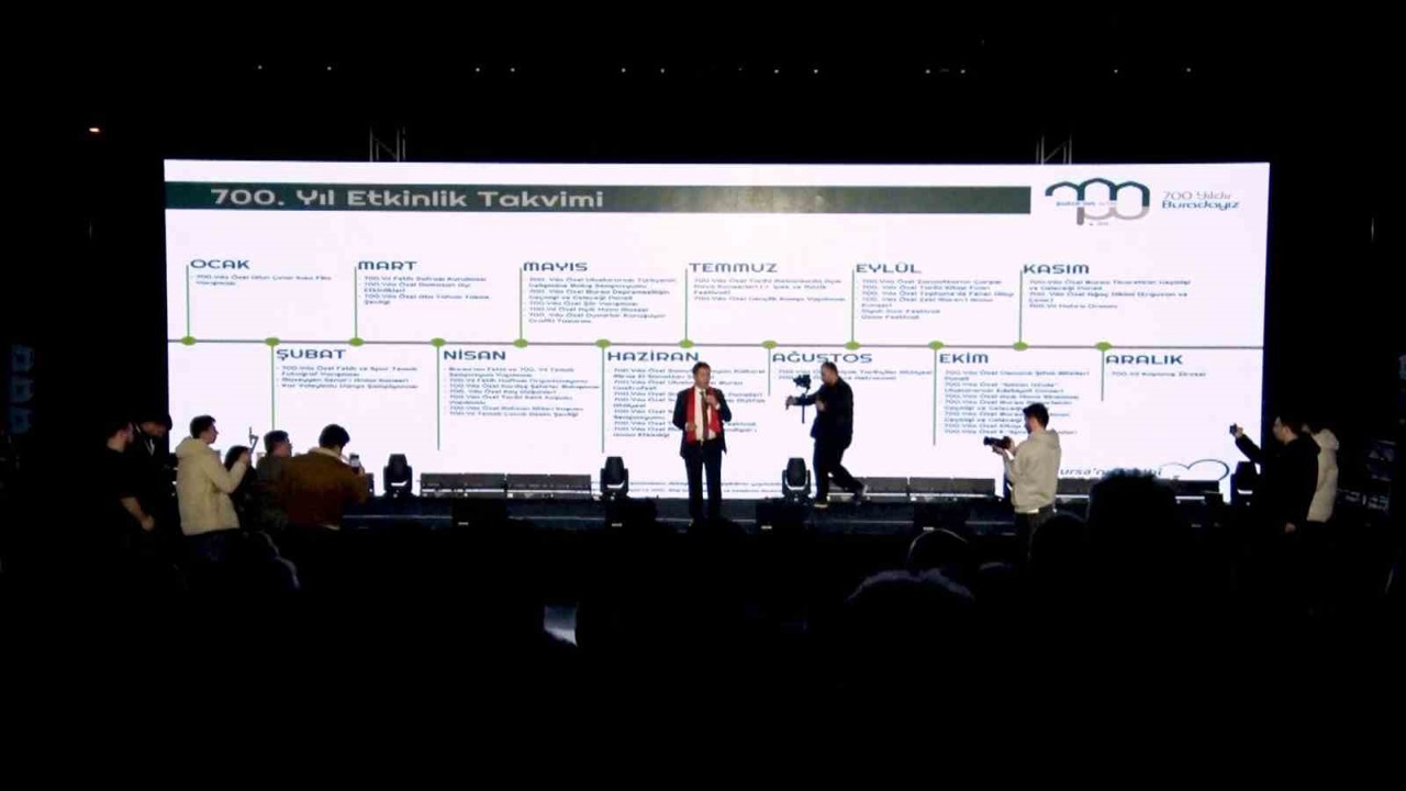 Bursa’nın fethinin 700’üncü yılı etkinlikleri görkemli törenle tanıtıldı
