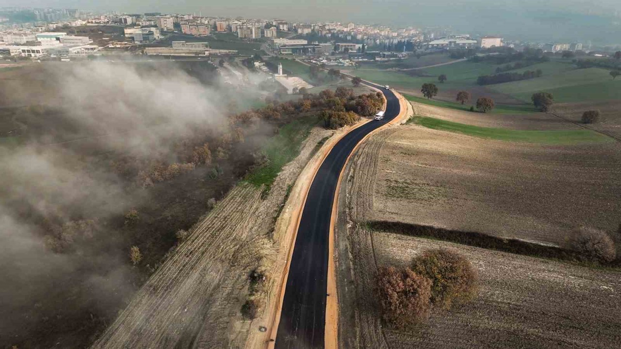 Nilüfer’deki çile sona erdi...Çamlık Bulvarı asfaltlandı
